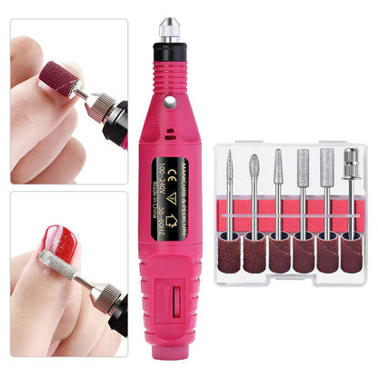 Portable Electric Nail Drill for Manicure and Pedicure